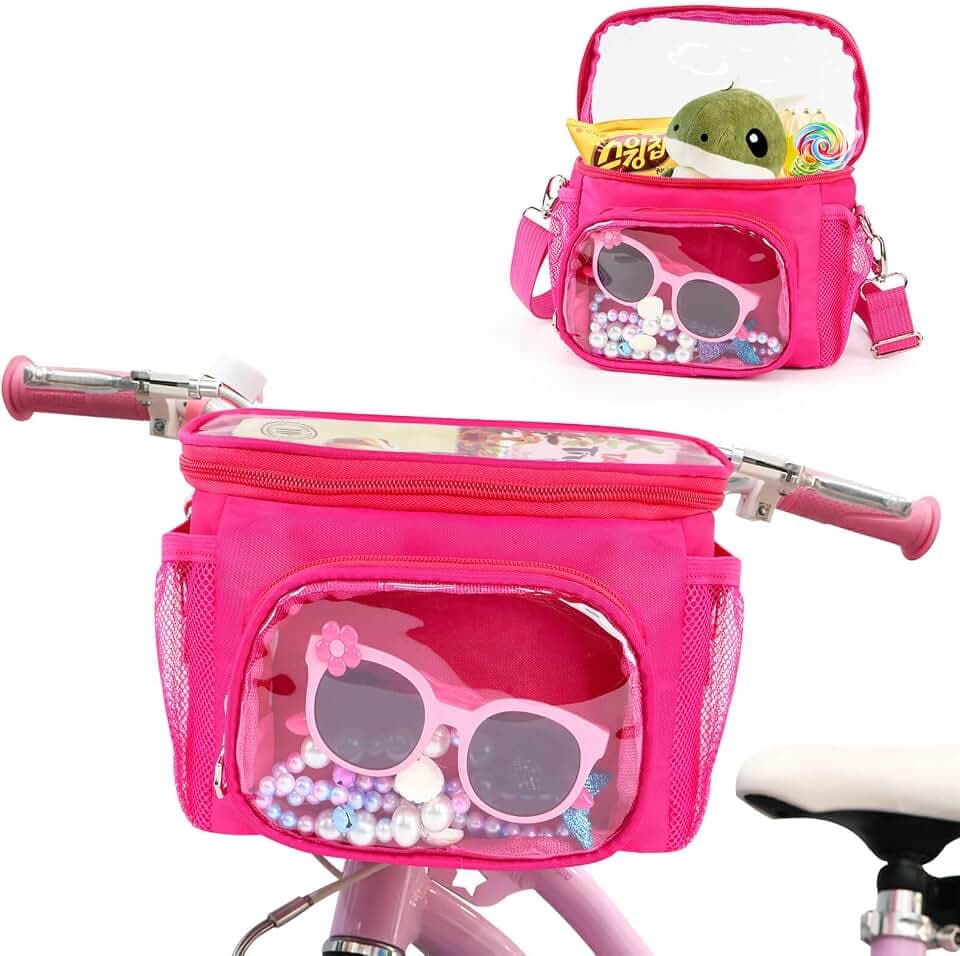 Kids Bicycle Scooter Bag with Adjustable Shoulder Strap Gifts for Girls