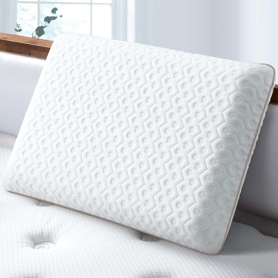 BedStory Gel Memory Foam Kissen 60x40 13 cm Hoch mit waschbarem Bezug | Weiches Kopfkissen für Seitenschläfer, Ergonomisches Kopfkissen mit abnehmbarem Bezug,Visco Kissen Öko-Tex Zertifiziert