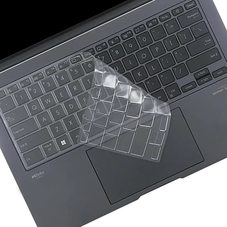MUBUY Keyboard Cover Skin for ASUS Zenbook 14 OLED UX3405 & ZenBook Flip 14 UP3404，ZenBook 14X UX3404，ZenBook Pro UX6404, ZenBook UM3406 14 inch Laptop US Keyboard Cover-TPU