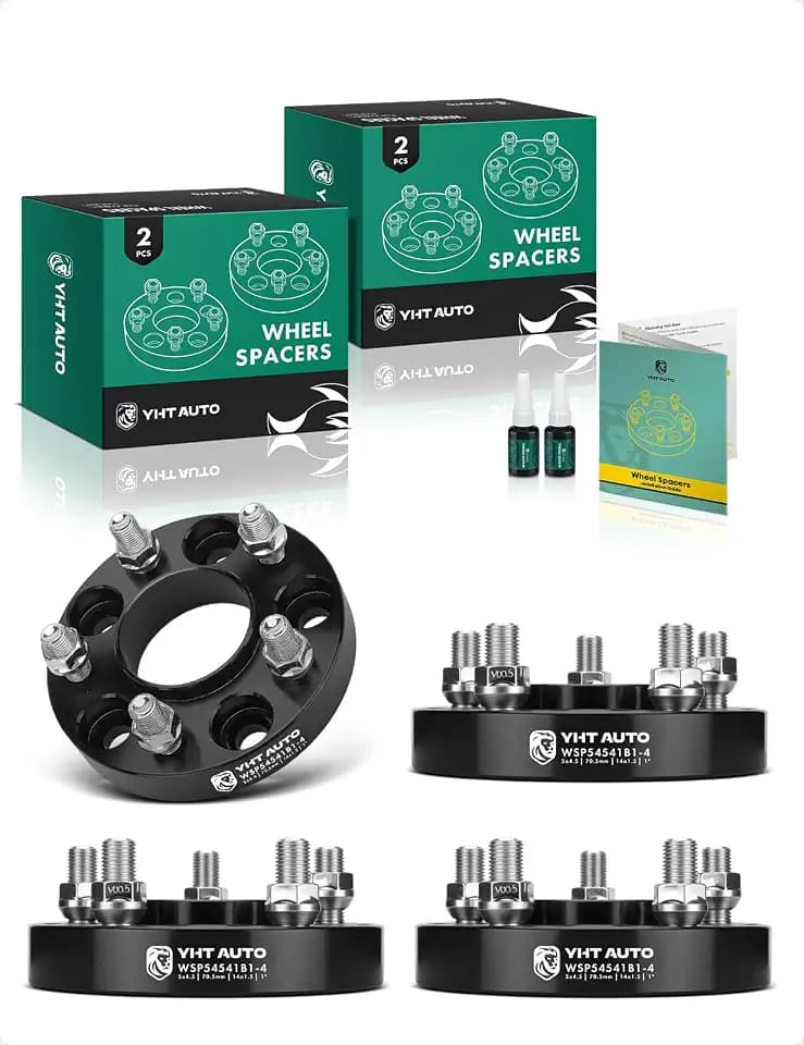 YHTAUTO 5x4.5 Hub Centric Wheel Spacers 1 Inch for Ford, Lincoln