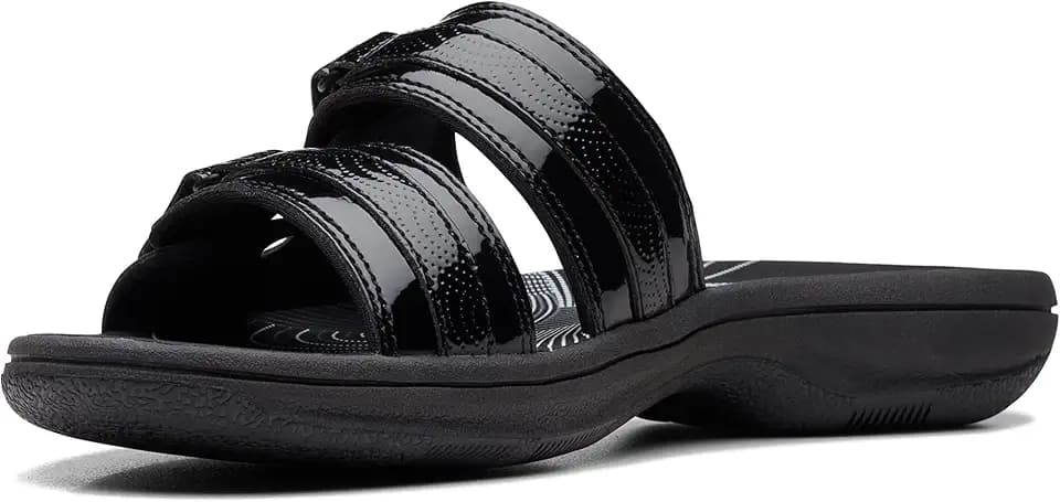Clarks womens Breeze PiperSlide Sandal