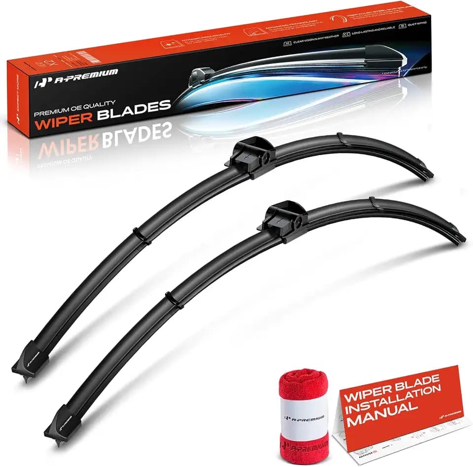 A-Premium 28" + 28" Windshield Wiper Blades Compatible with Mercedes-Benz