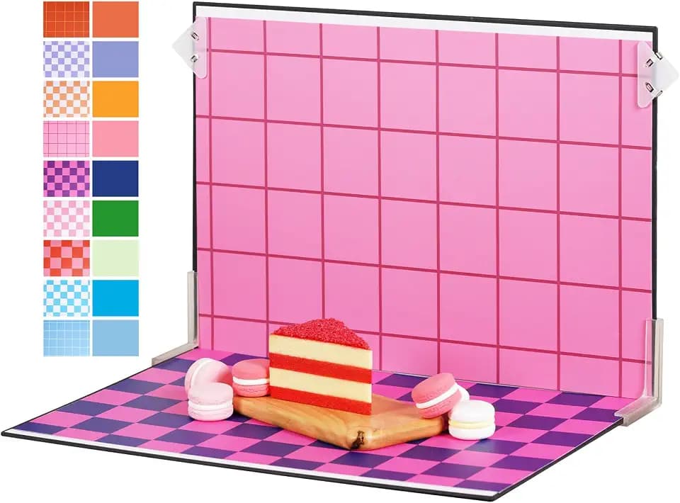9 Pcs 18 Patterns Lebensmittel Fotografie Backdrops Kit