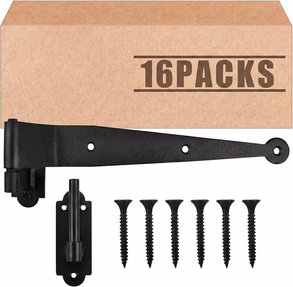 Shimeyao 16 Pack 12 Inch Blind Shutter Hinge Heavy Duty Wrought Iron 2-5/8"