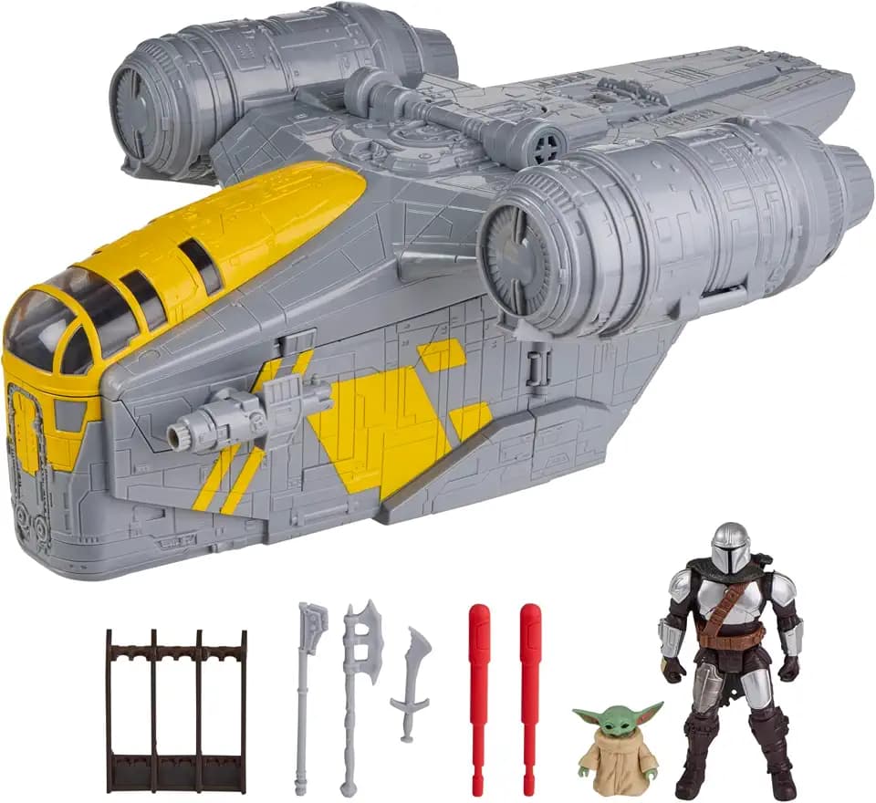 STAR WARS ActionVerse Mandalorian Razor Crest Playset