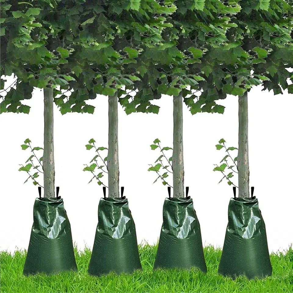 4Pcs 20 Gallon Tree Watering Bag, Slow Release Drip Irrigation Bags