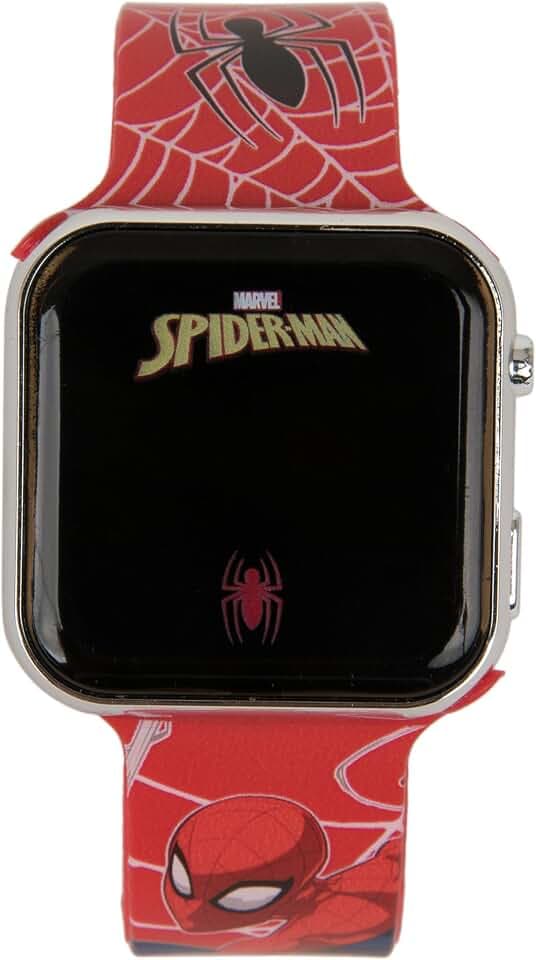 Accutime LED Kinderuhr, große Digitale LED-Anzeige, verstellbares Armband, Lange Batterielaufzeit, Abschaltautomatik, für Jungen und Mädchen