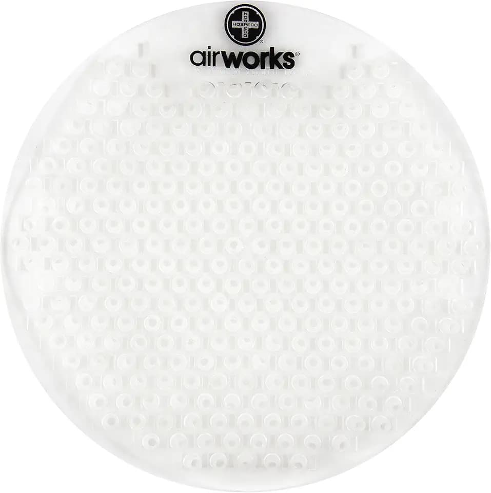 airworks AWSFUS233-BX Splash Free Urinal Screen, Sunburst, 0.22 lb, 8" Height, 6" Width, Clear (Pack of 10)