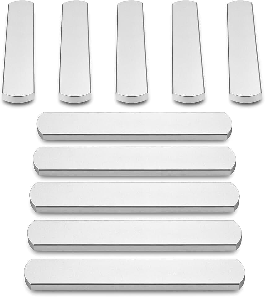 10 PCS Steel Plates For Weighted Vest, 0.44 LB Each Weight Plates, Adjustable Round Head Rustproof Steel for Strength Training, Running, Jogging, Cardio, Leg Guards, Ankle Wrist Weights