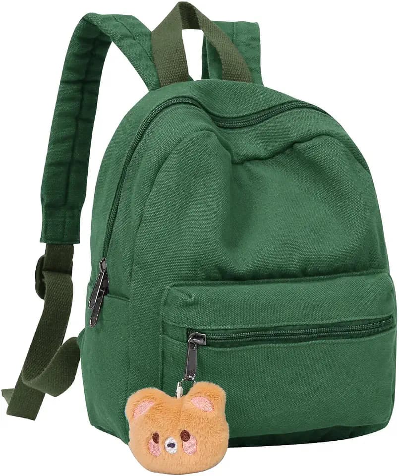 Phaoullzon Cute Mini Backpack Purse for Kids Girls Small Tiny Canvas Bag