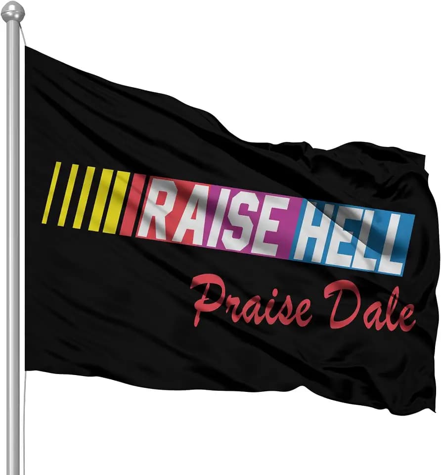 Raise Hell Praise Dale 3x5 Feet Polyester Flag Banner College Dorm Decor Party Boating Frat Banner Racing