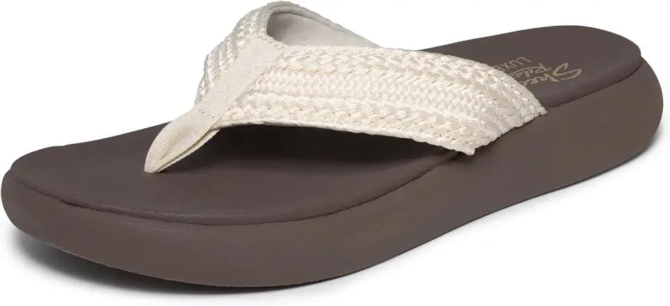 Skechers Women's Asana Luxe Hidden Valley 2 Flip Flop