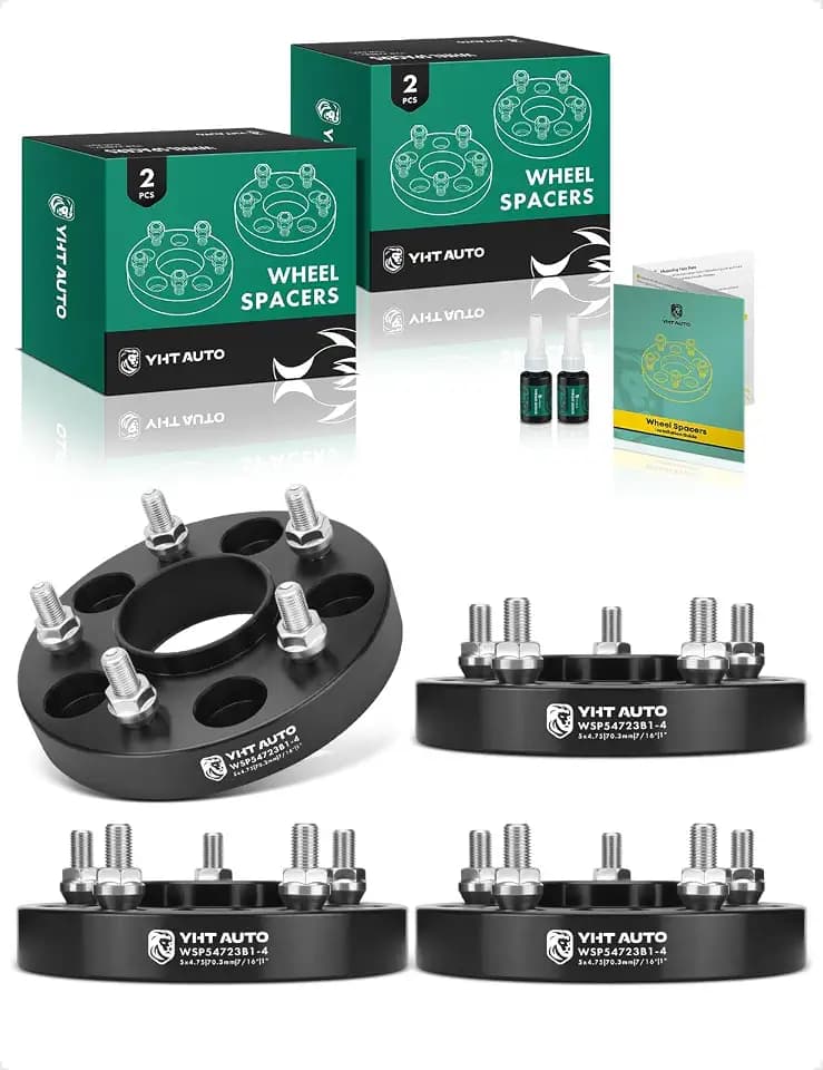 YHTAUTO 5x4.75 Hub Centric Wheel Spacers 1 Inch for Chevy, Buick