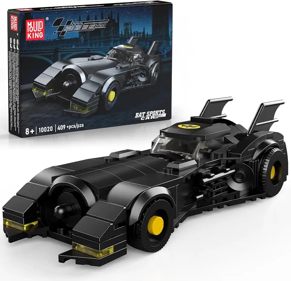 Mould King Technik Bat Super Car Bausteine, Rennwagen Modell Bauspielzeug, MOC Kreatives Klemmbausteine Sportwagen Set für Erwachsene/Kinder (646 Teile)