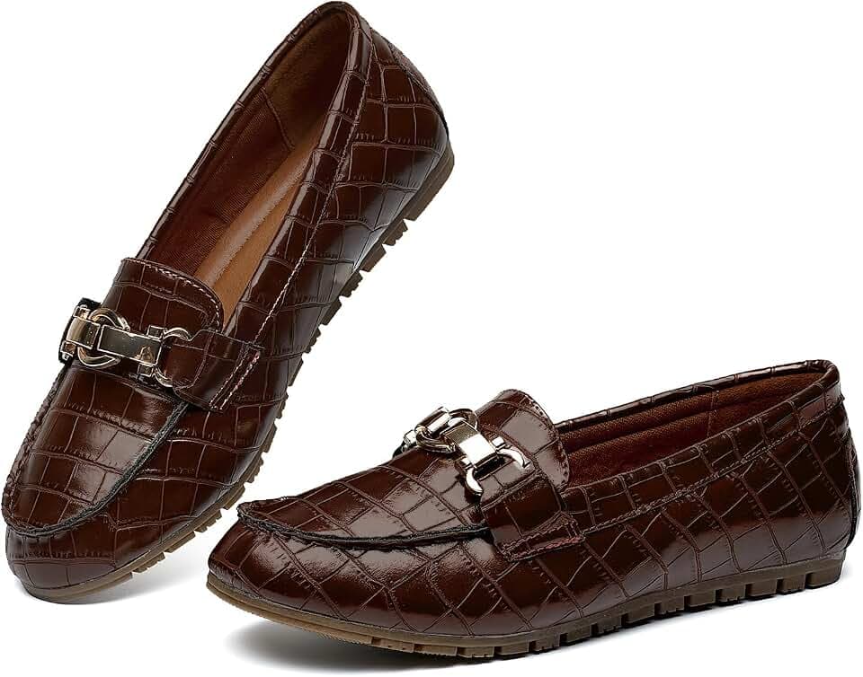 VERDASCO Women’s Loafers Wide Comfort Casual Work Flats Shoes
