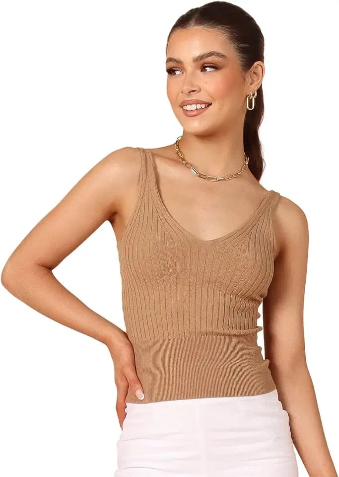 Petal & Pup Women's Gemma V Neck Tank Top