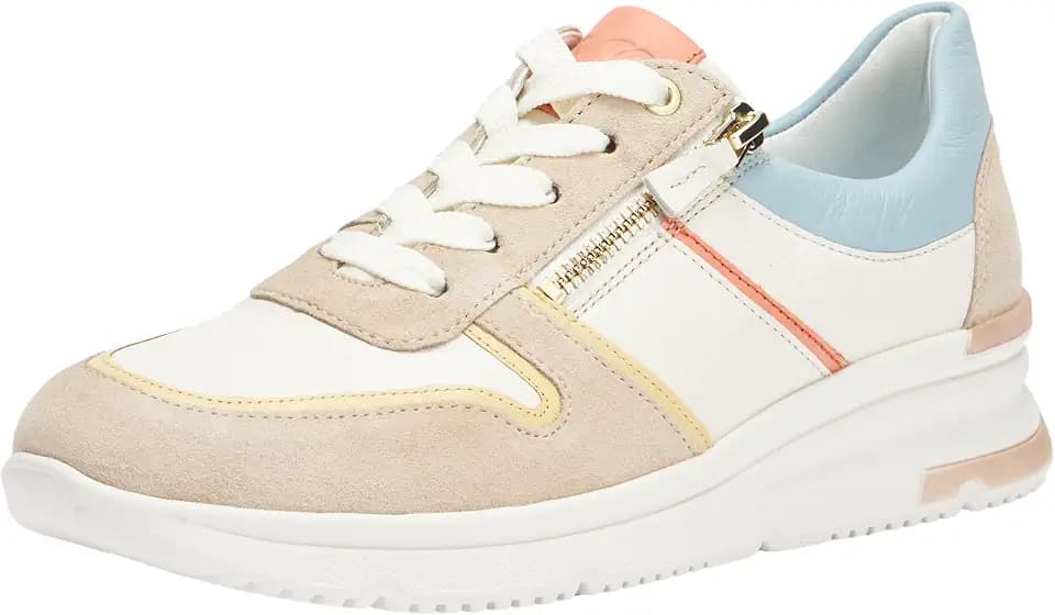 ARA Sneaker Neapel Sand,Platin,Weiss