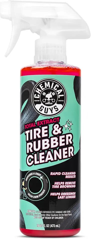Chemical Guys, Total Extract Tire & Rubber Deep Cleaner, All Tires, 16 oz