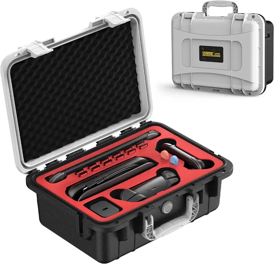 STARTRC GAMES All-in-One Hard Case for Nintendo Switch 2 (White & Black)