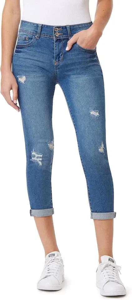 WallFlower Ultra Cropped Jeans for Women, Sizes 0-24