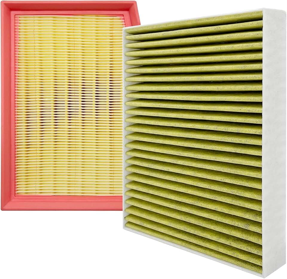 Cabin and Engine Air Filter Fits for 2024 2025 2026 Trax, 2021-2026 Trailblazer, 2020-2026 Encore GX, 2024-2026 Envista, Fits CF11966, CA12814, 42712666, JM966, JM2666