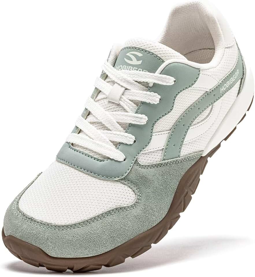 HOBIBEAR Damen Herren Trail Running Barfußschuhe | breite Zehenbox minimalistische Sneaker