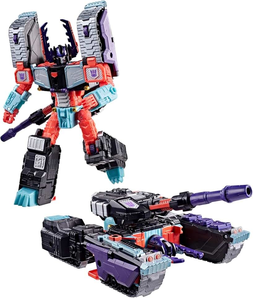 Transformers Age of the Primes Megazarak, Leader Class 7.5-Inch Converting Action Figure, Robot Toys for Ages 8+