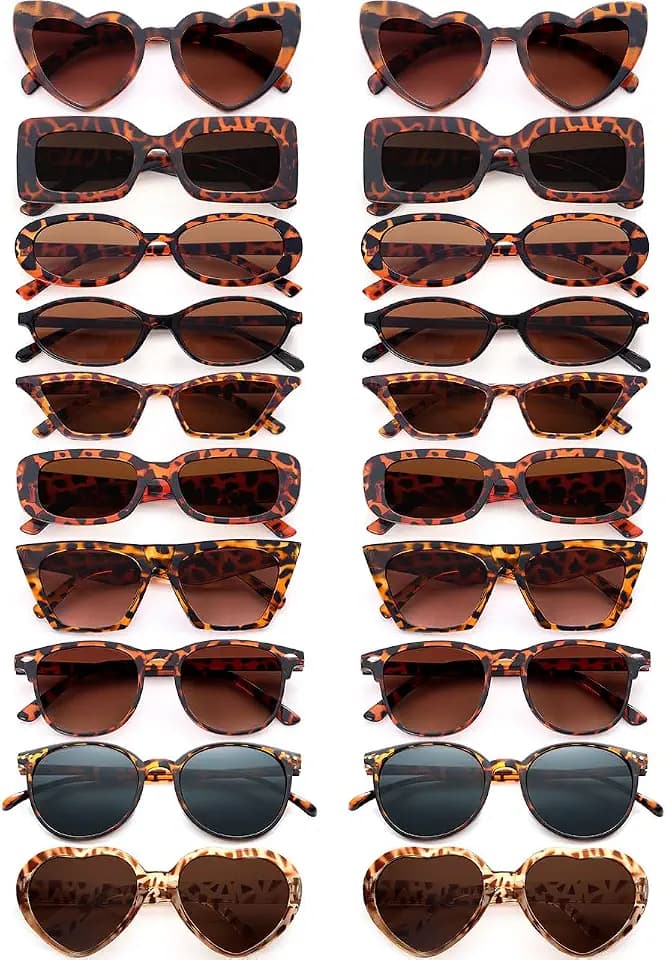 Party Sonnenbrille Damen Sonnenbrillen Set Vintage Brille Retro Party Brillen Für Damen Herren 20 Stücke