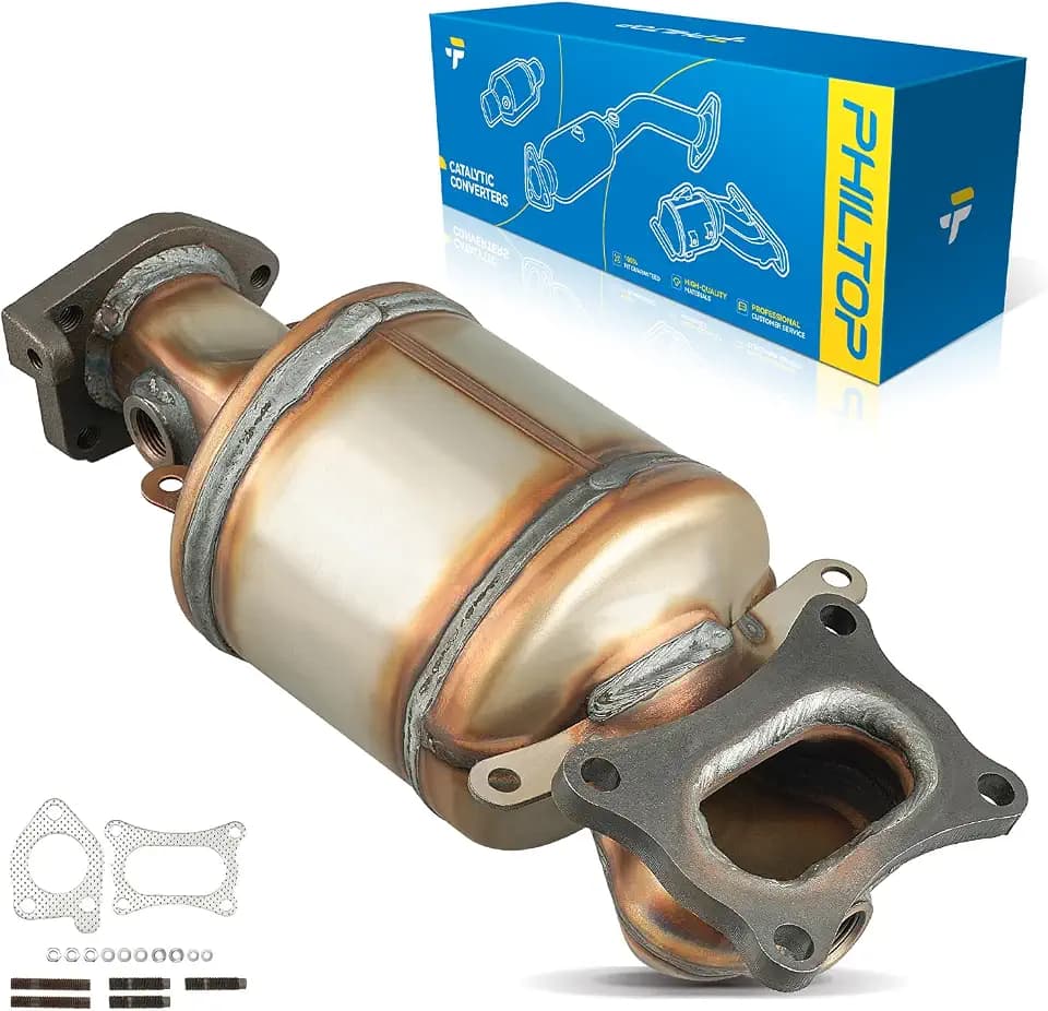 PHILTOP Front Right Stainless Steel Catalytic Converter Fit For Honda, Acura 2008-2016 Odyssey/Pilot/Accord/TLX/Crosstour/Accord Crosstour/RDX 3.5L and MDX/TL/RL/RLX/ZDX/Ridgeline 16643(EPA Compliant)
