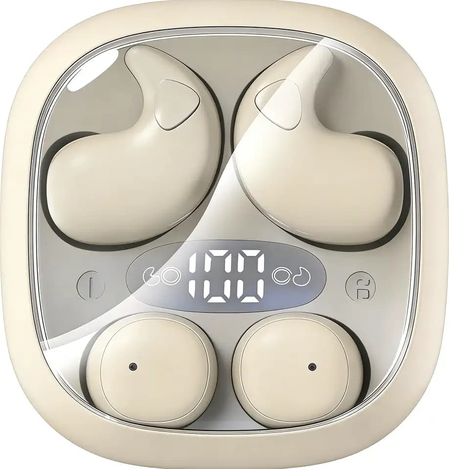 Sleep Earbuds for Side Sleepers, 2 in 1 Mini Earbuds Wireless Bluetooth for Sleeping, Discreet in-Ear Earphones for Small Ear Canals, Noise Cancelling, Small Ear Buds for Travel, Work, Relax(Skin)