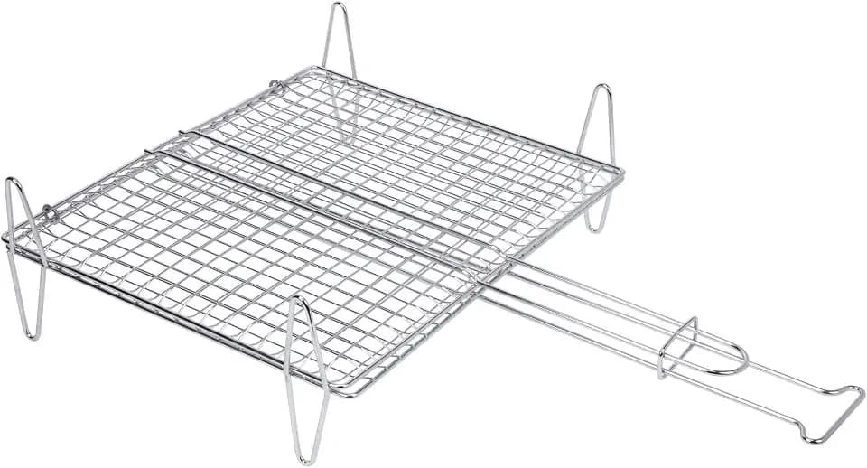 Sauvic 2593 für Fleisch oder Fisch, 40x45 cm Grillrost, verzinktem Stahl