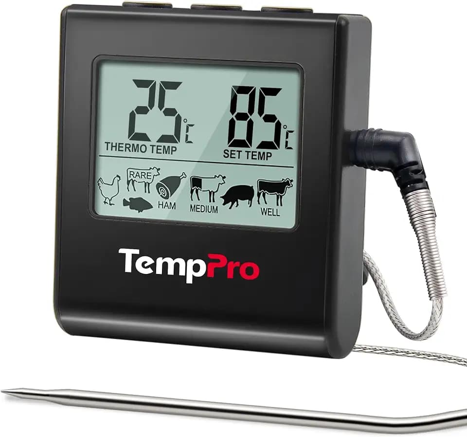 TempPro Fleischthermometer Digital Grillthermometer Bratenthermometer
