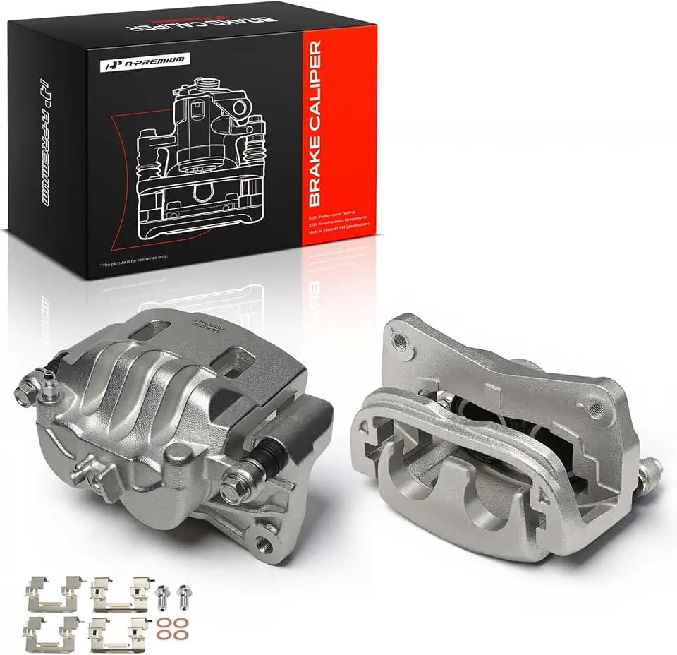 A-Premium Front Left and Right Side Disc Brake Caliper with Bracket