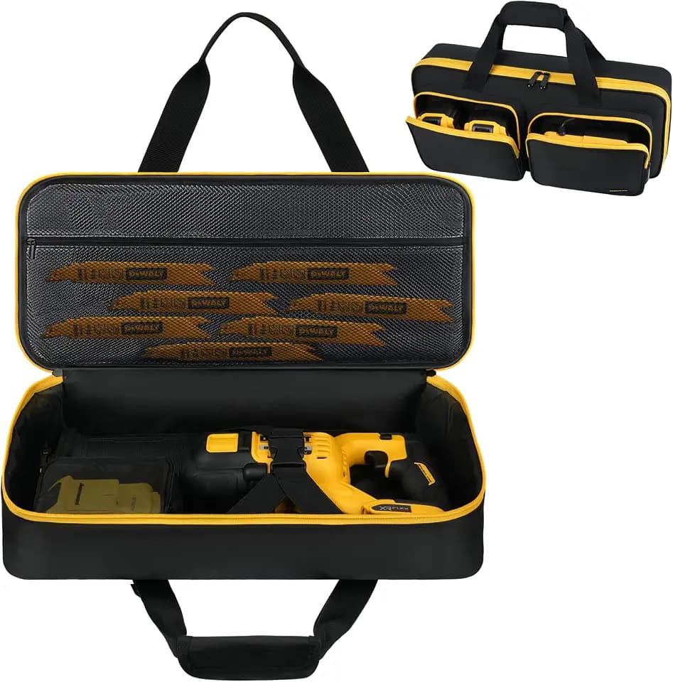 Carrying Case Compatible with DEWALT 20v/60v Saw DCS380B/DCS382B/DCS389B