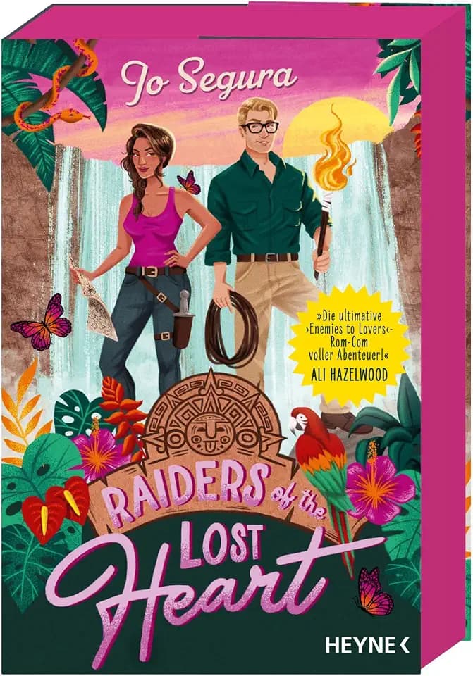 Raiders of the Lost Heart: Roman – »Die ultimative Enemies-to-Lovers-Romcom voller Abenteuer!« Ali Hazelwood – Mit farbig gestaltetem Buchschnitt – ... Erstauflage der gedruckten Ausgabe