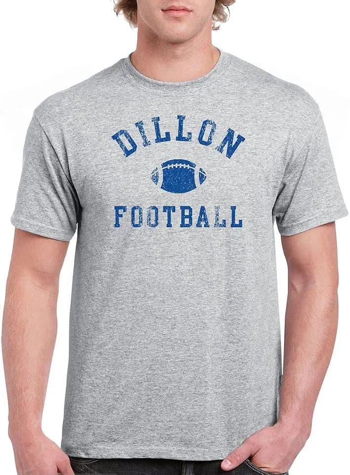 DIRTYRAGZ Men's Dillon Panthers Football T-Shirt Grey