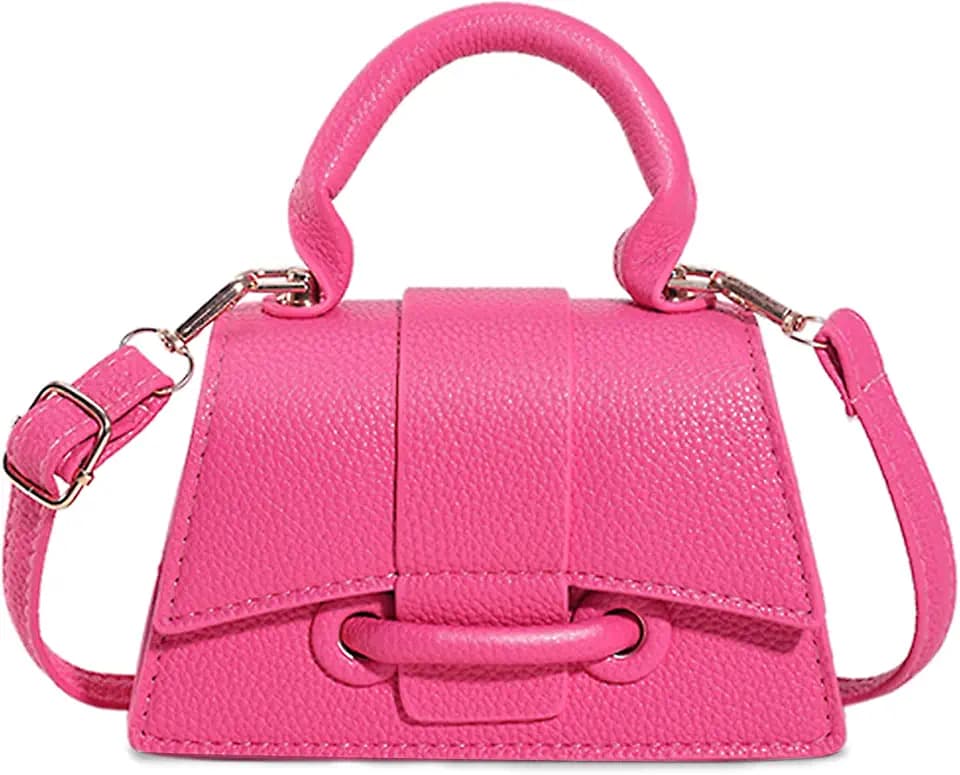 FALETO Mini Handbag For Women, Ladies Top Handle Bag, Mini Everyday Purse