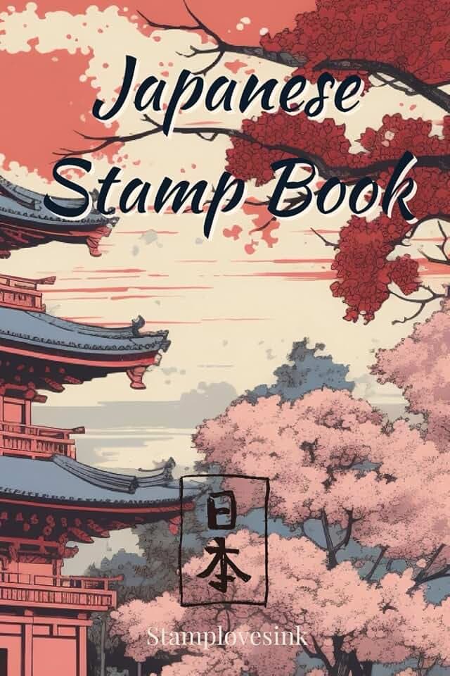 Japanese stamp book: Beautiful Cherry-blossom japan EKI Stamp Book