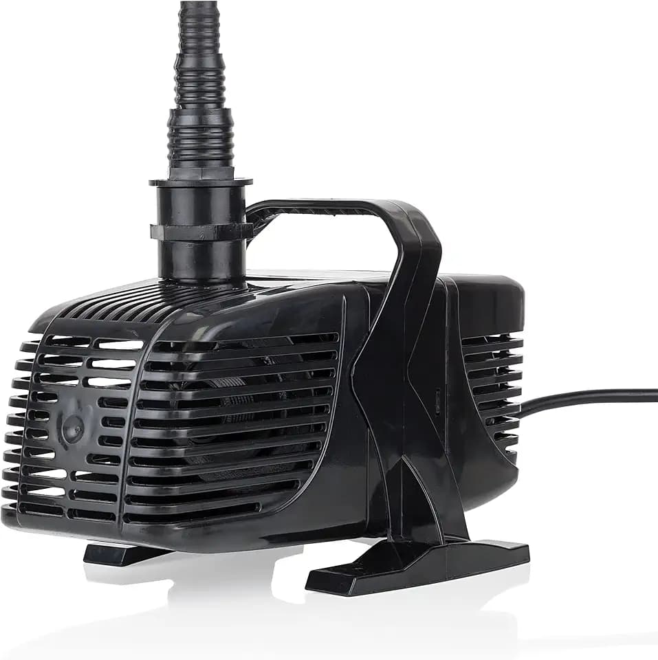 Alpine Corporation Tornado Pump 1500 GPH with 33' Cord for Ponds, Fountains, and Waterfalls