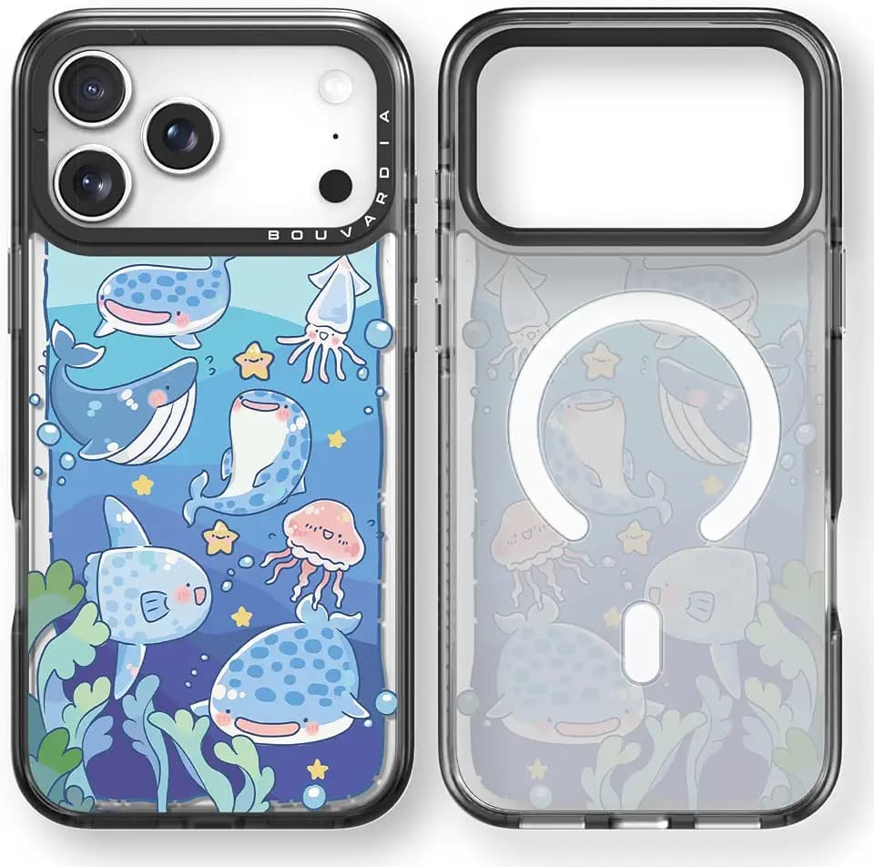 Bouvardia Phone Case for 17PM, OceanWorld, Magnetic