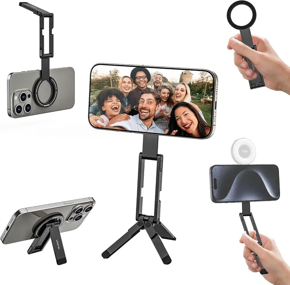 ULANZI MA60 Magnetic Phone Tripod Stand for iPhone 17 16 15 14 13 - Ultra
