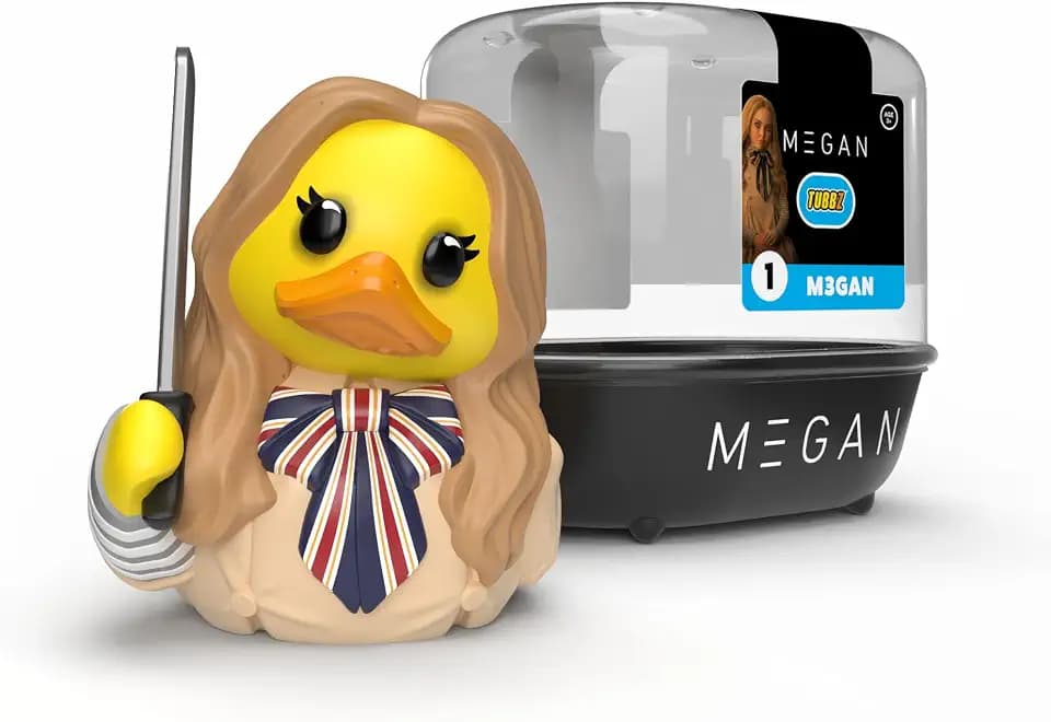 TUBBZ: Horror - M3GAN Killer Doll Rubber Duck Collectible Toy 3.5"