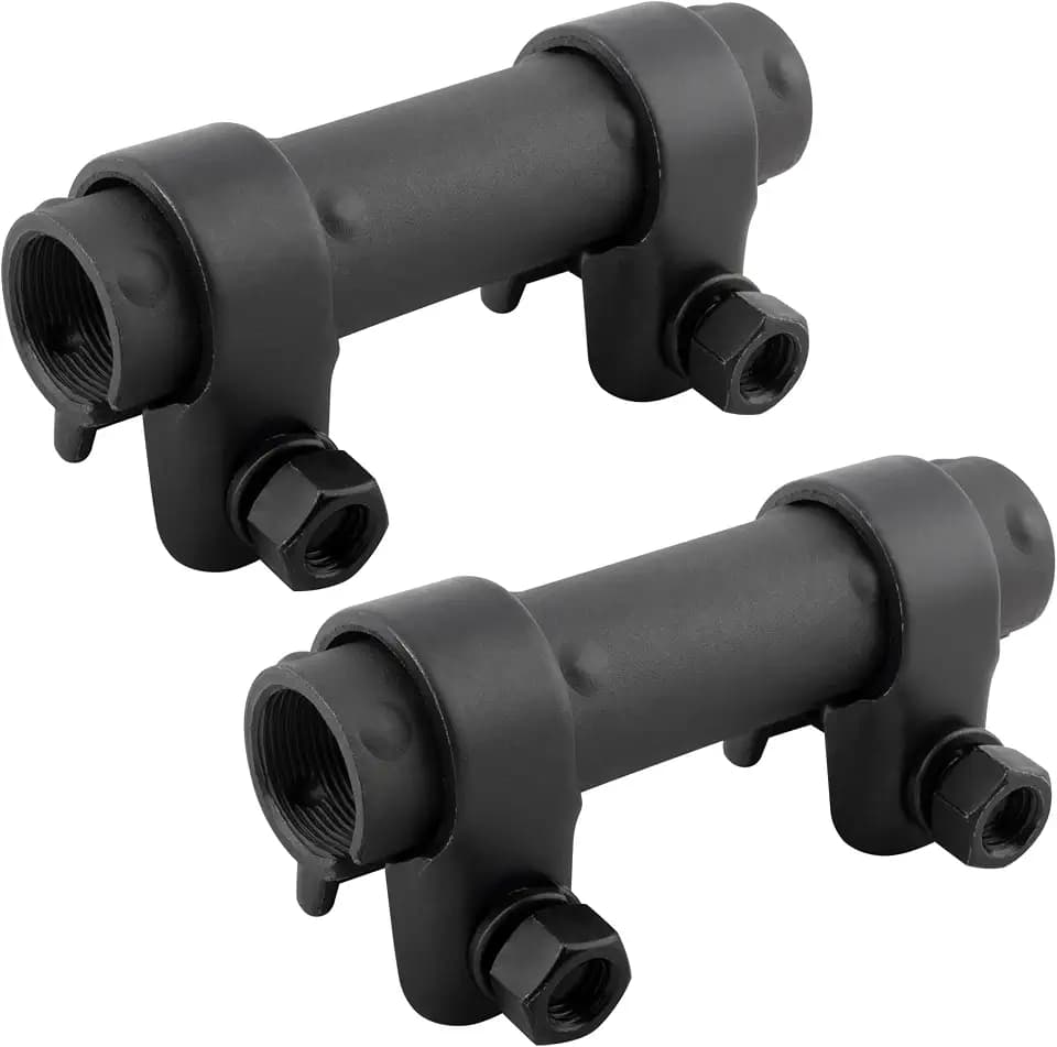 BOXI 2pcs Front Tie Rod Adjusting Sleeves Fit for Dodge Ram 1500 2006-2008 / for Dodge Ram 2500 Ram 3500 2003-2008 - 4WD; Mfg. Before 2/18/08 ONLY | ES3626