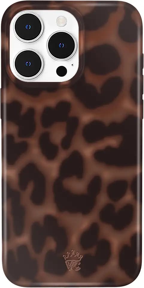 VELVET CAVIAR for iPhone 14 Pro Max Case - Compatible with MagSafe - 10ft Drop Tested - It Girl Brown Leopard