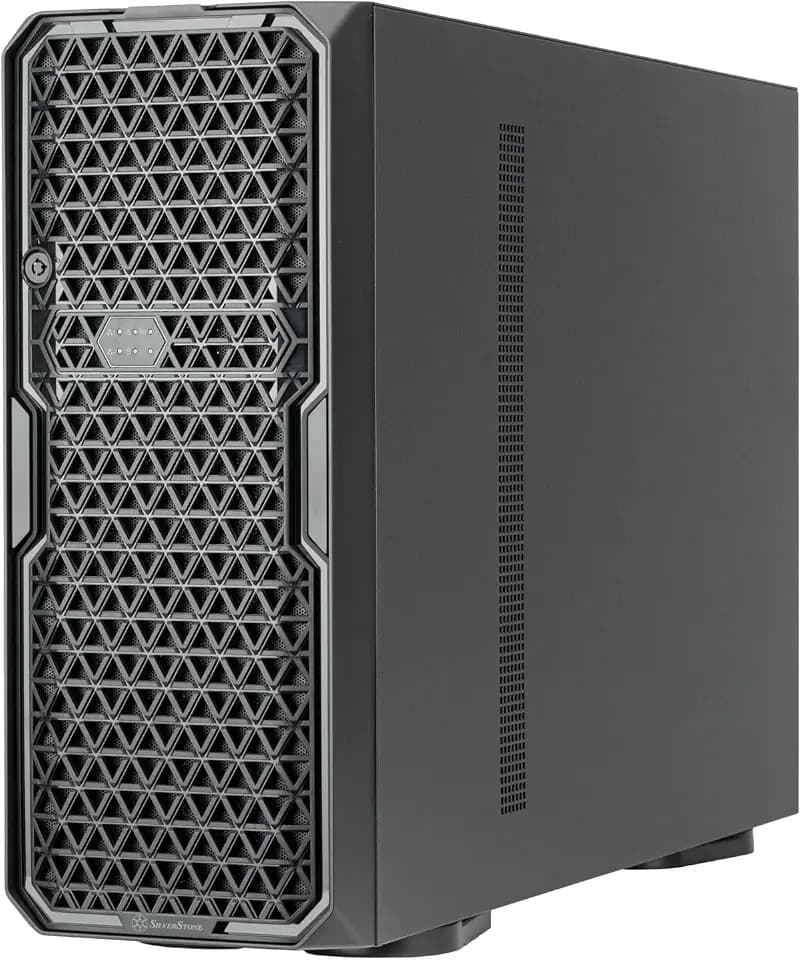 SilverStone WS380-E erweiterbares professionelles Workstation-Gehäuse mit 8 Hot-Swap-Einschüben und Unterstützung für 360-mm-Radiatoren, SST-WS380-E