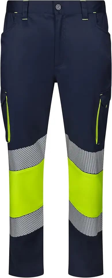 VELILLA Unisex Arbeitshose Zweifarbige Stretchhose mit Segmentiertem Band