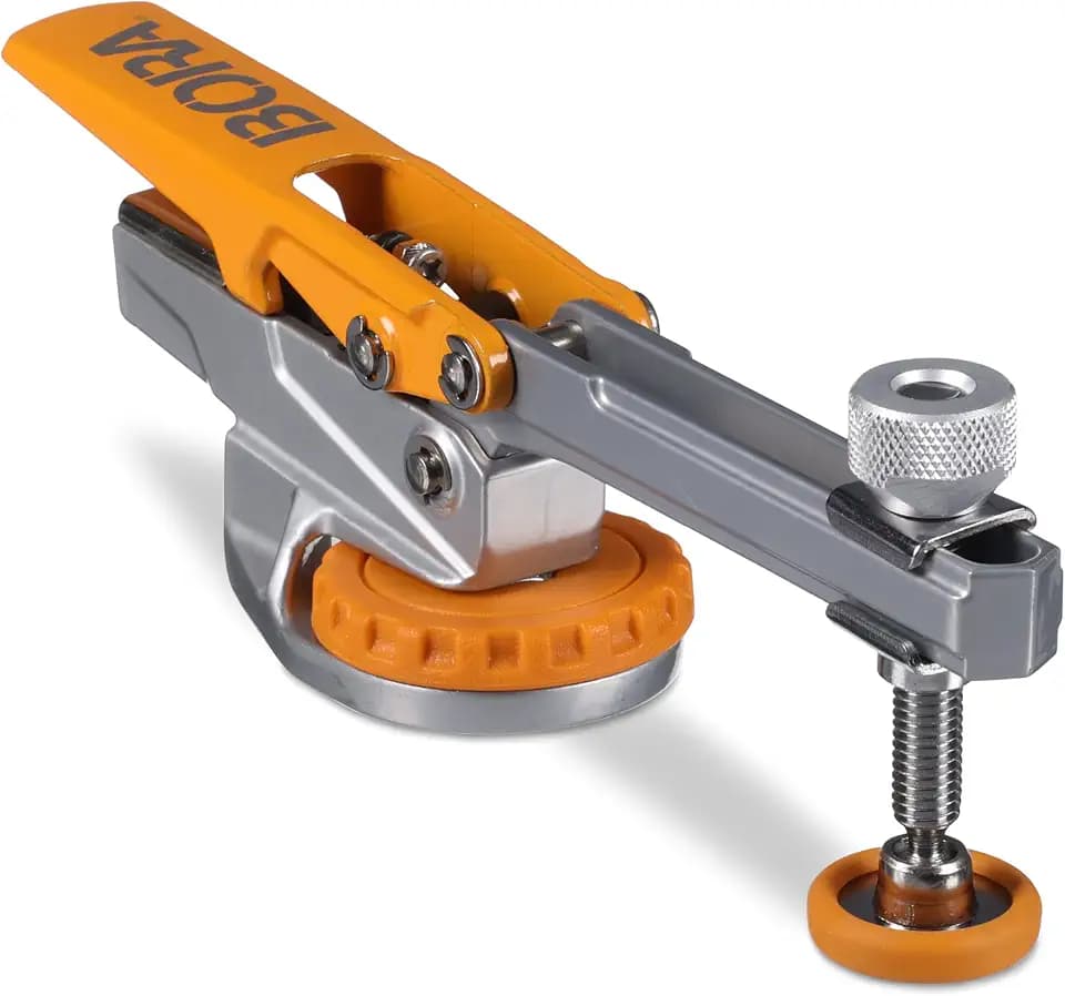 BORA BR-G050101 T-Nut-Klemme 8 mm, 360° Niederhalter, Auto-Justierung