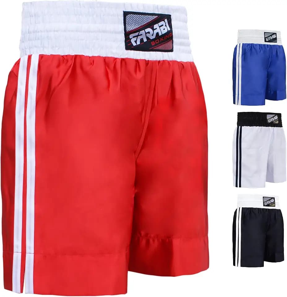 Farabi Sports Pro Boxshorts für Boxtraining Punching Sparring Fitness Gym MMA Muay Thai Kickboxshorts
