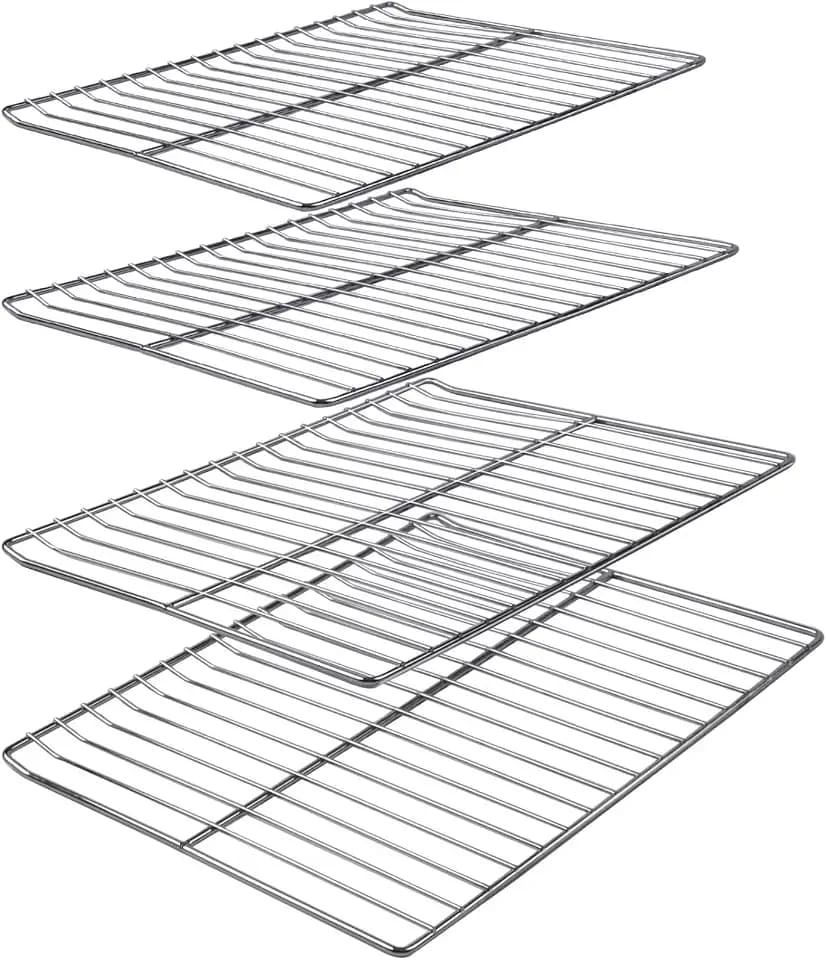 Cooking Grates Replacement Parts for Masterbuilt 30 Inch Electric Smoker, 14.6" x 12.2" Grill Grid, Smoker Racks for Masterbuilt MB20071117, 20071117, MB20073519, MB26073519, MB20070421, 4 Pack