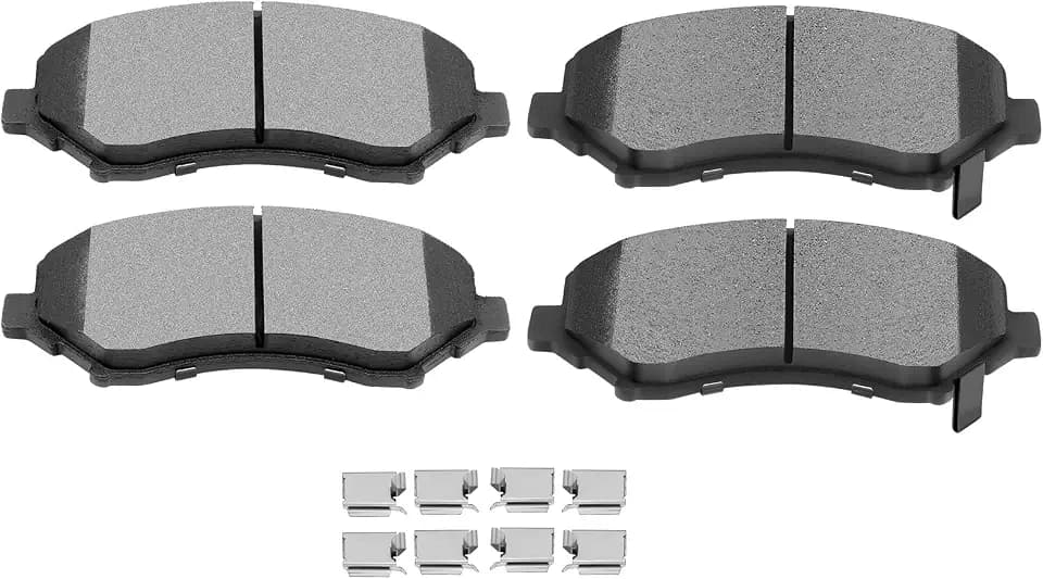 SCITOO Ceramic Pads, Front Brake Pads Brakes Kits Fit For Jeep For Wrangler